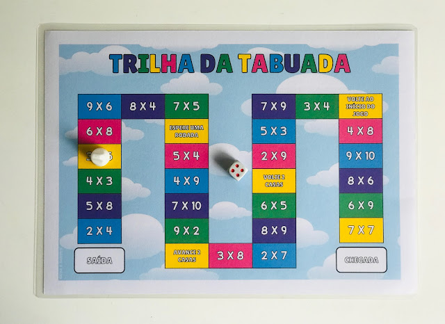 Ideias e Saberes: TRILHA DA TABUADA (VENDA)